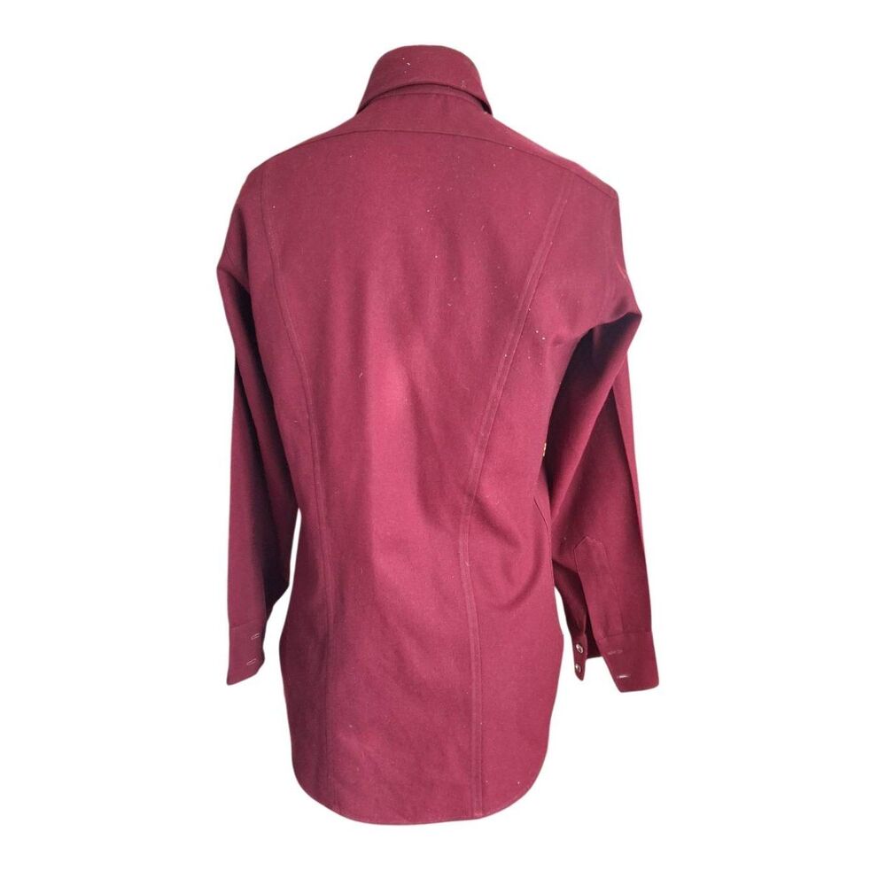 Pendleton pure virgin wool deep plumb vintage sma… - image 2